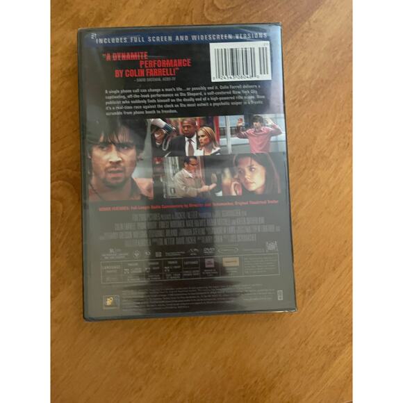Phonebooth DVD Colin Farrell 2002 Movie (NEW/SEALED) - Picture 2 of 2